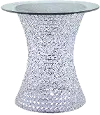 KIT Crystal Round End Table