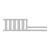 12529 Angel Gray Toddler Bed Rail