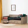 13125 Tassio Farmhouse Weathered Oak Daybed - South Shore