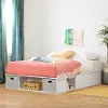 13137 Vito Pure White Storage Bed - South Shore