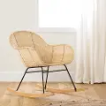 100430 Balka Rattan Rocking Chair - South Shore