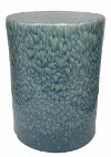 17 Inch Ocean Blue Garden Stool