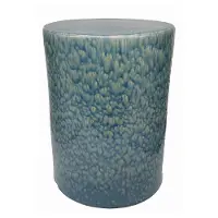17 Inch Ocean Blue Garden Stool