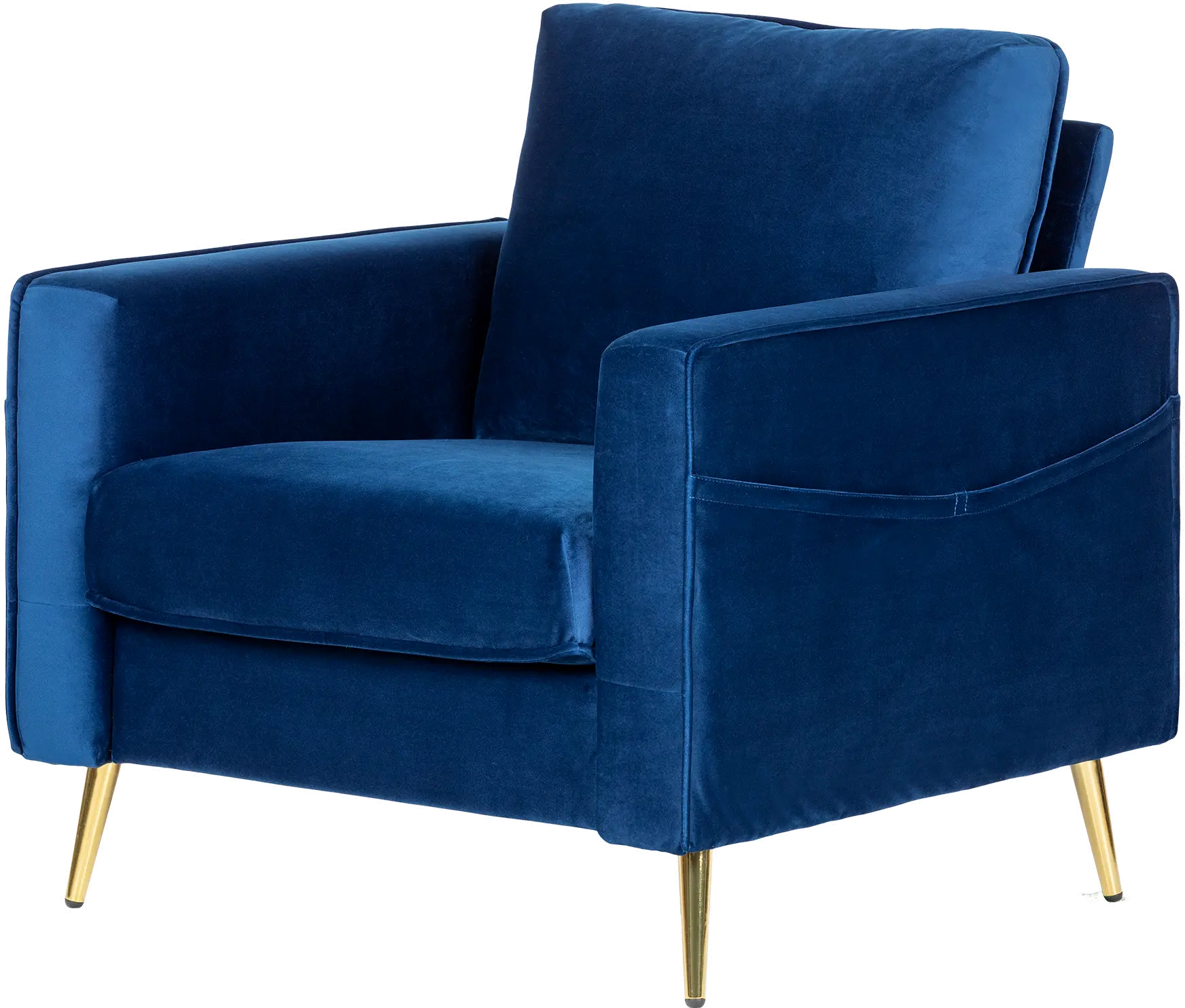 13056 Modern Dark Blue Chair - Live-It Cozy-3