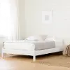 13209 Munich Pure White Platform Bed - South Shore