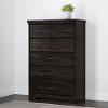 13111 Versa Rubbed Black 5-Drawer Chest