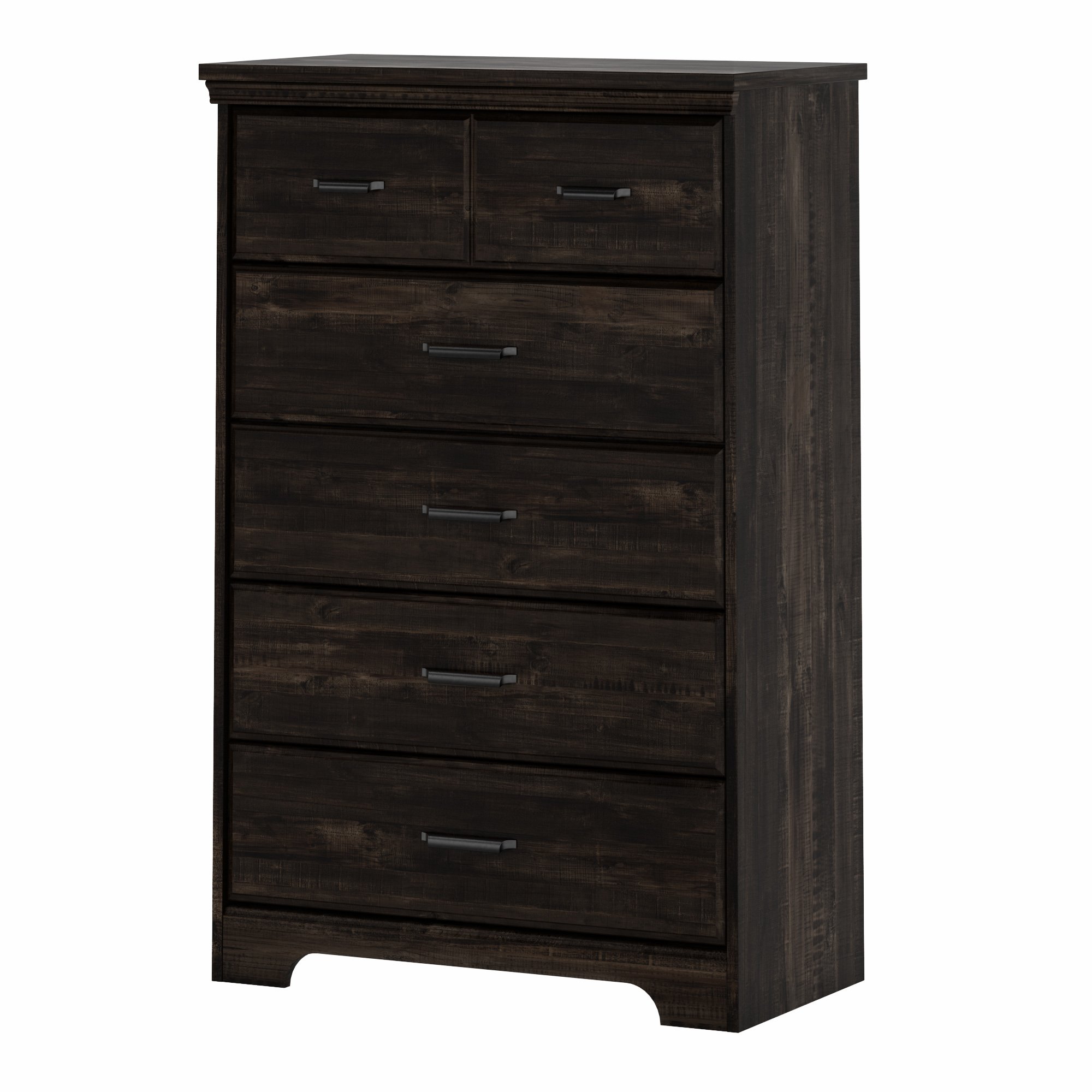 13111 Versa Rubbed Black 5-Drawer Chest-4
