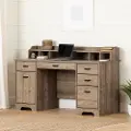 13104 Weathered Oak Computer Desk - Versa