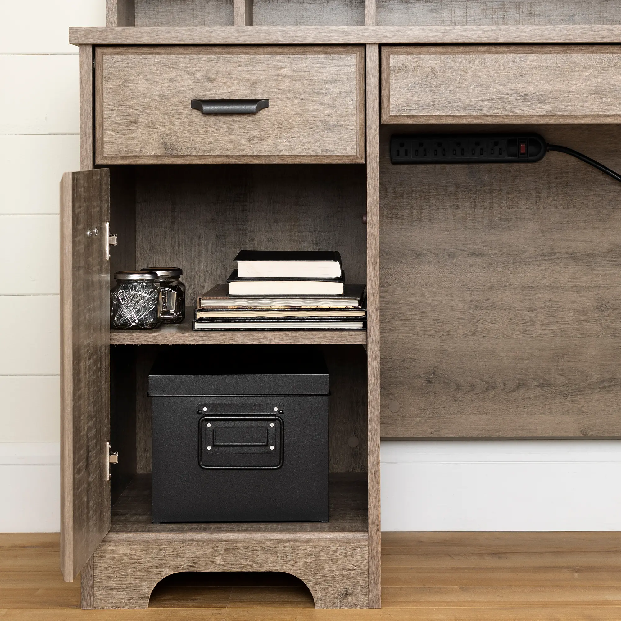 13104 Weathered Oak Computer Desk - Versa-2