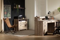 13104 Weathered Oak Computer Desk - Versa-4