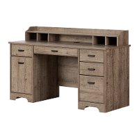 13104 Weathered Oak Computer Desk - Versa-5