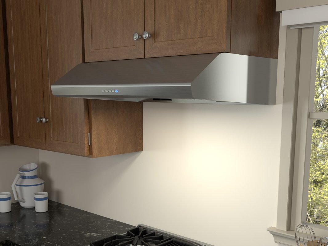 AK2536CS Zephyr 36 Inch Hurricane Under Cabinet Hood - Stainless Steel-3