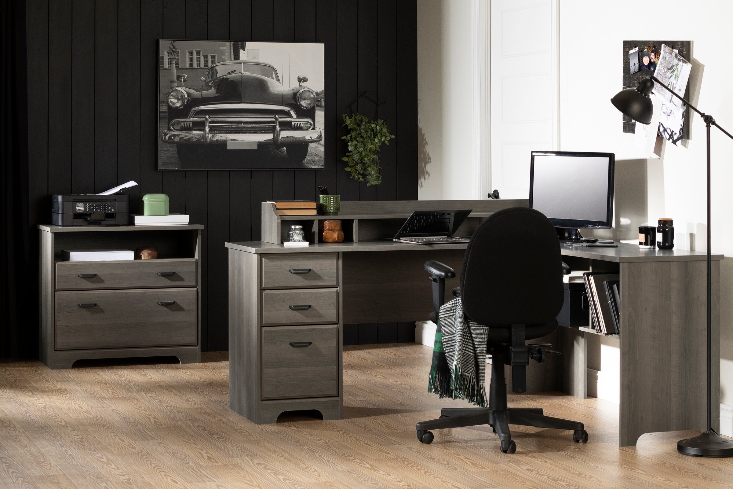 13105 Versa Gray Maple L-Shaped Desk-5