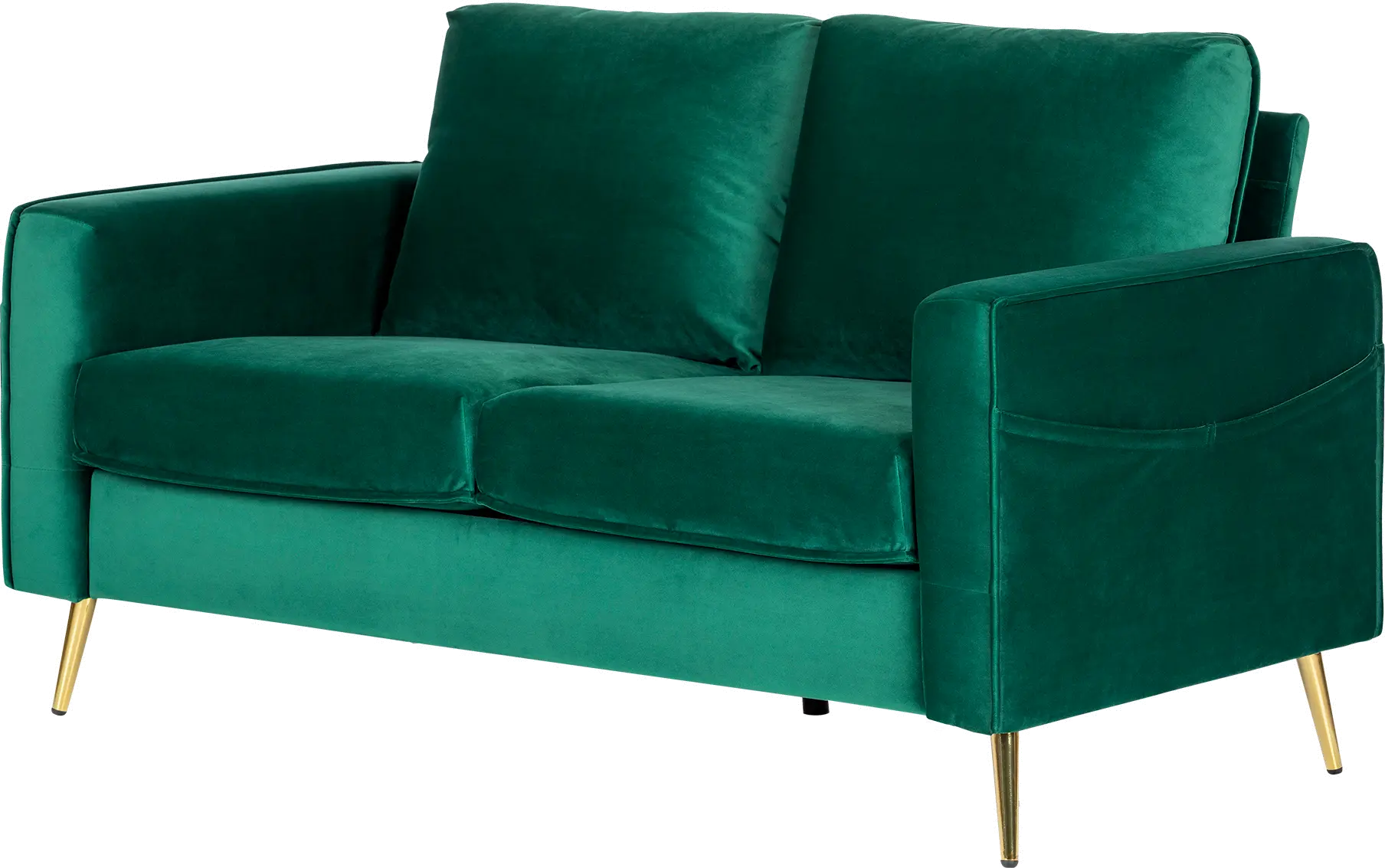 13057 Modern Green Loveseat - Live-It Cozy-3