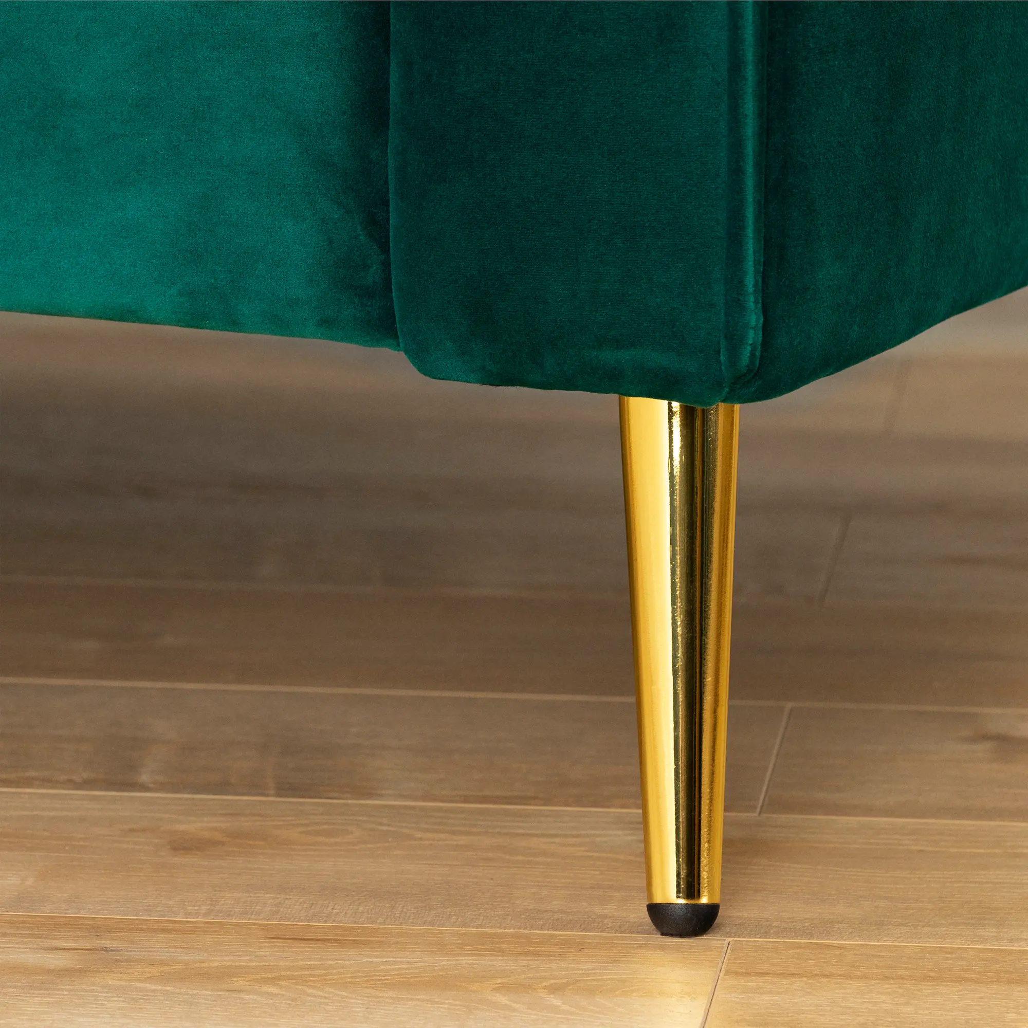 13057 Modern Green Loveseat - Live-It Cozy-6