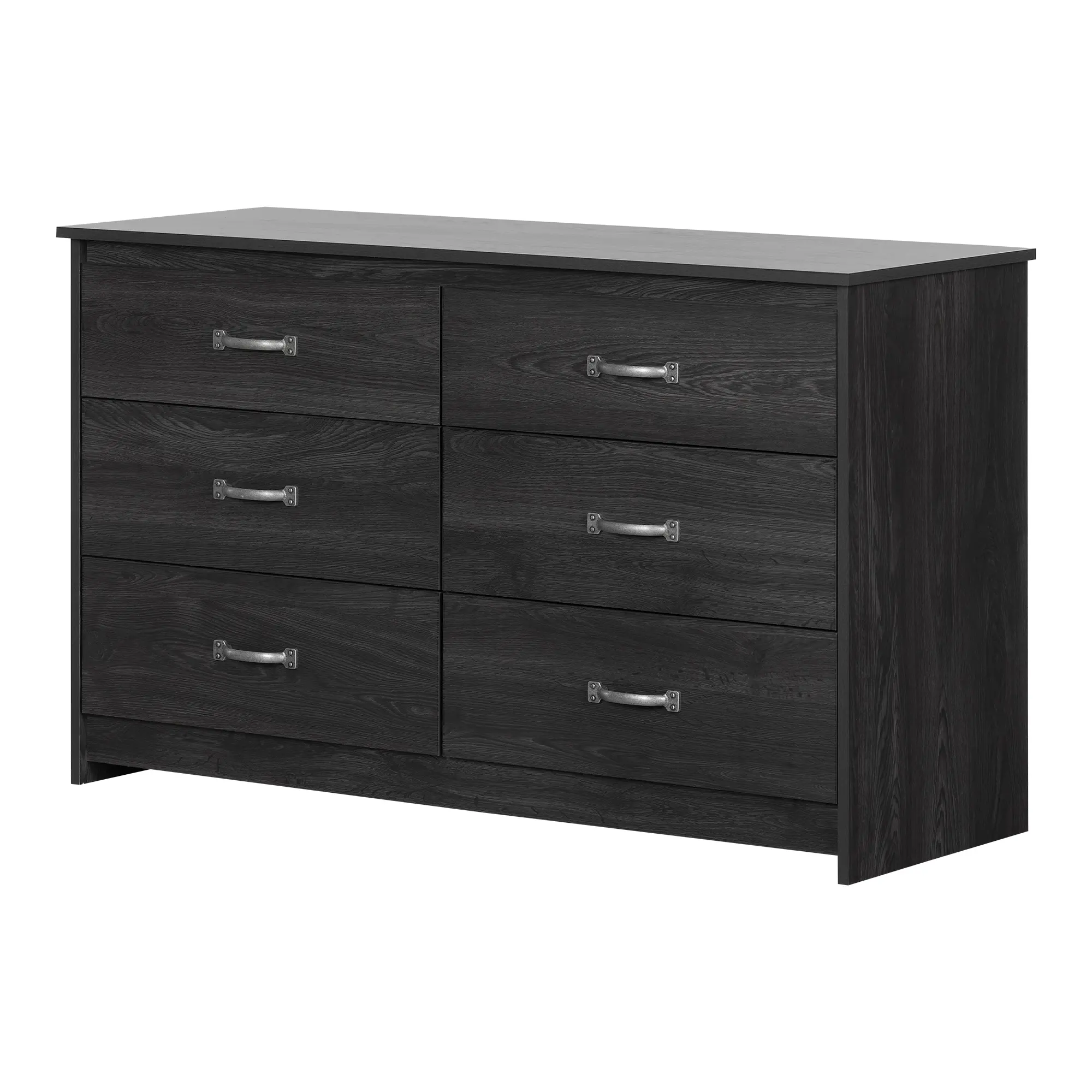 12984 Tassio Gray Oak 6-Drawer Dresser-2