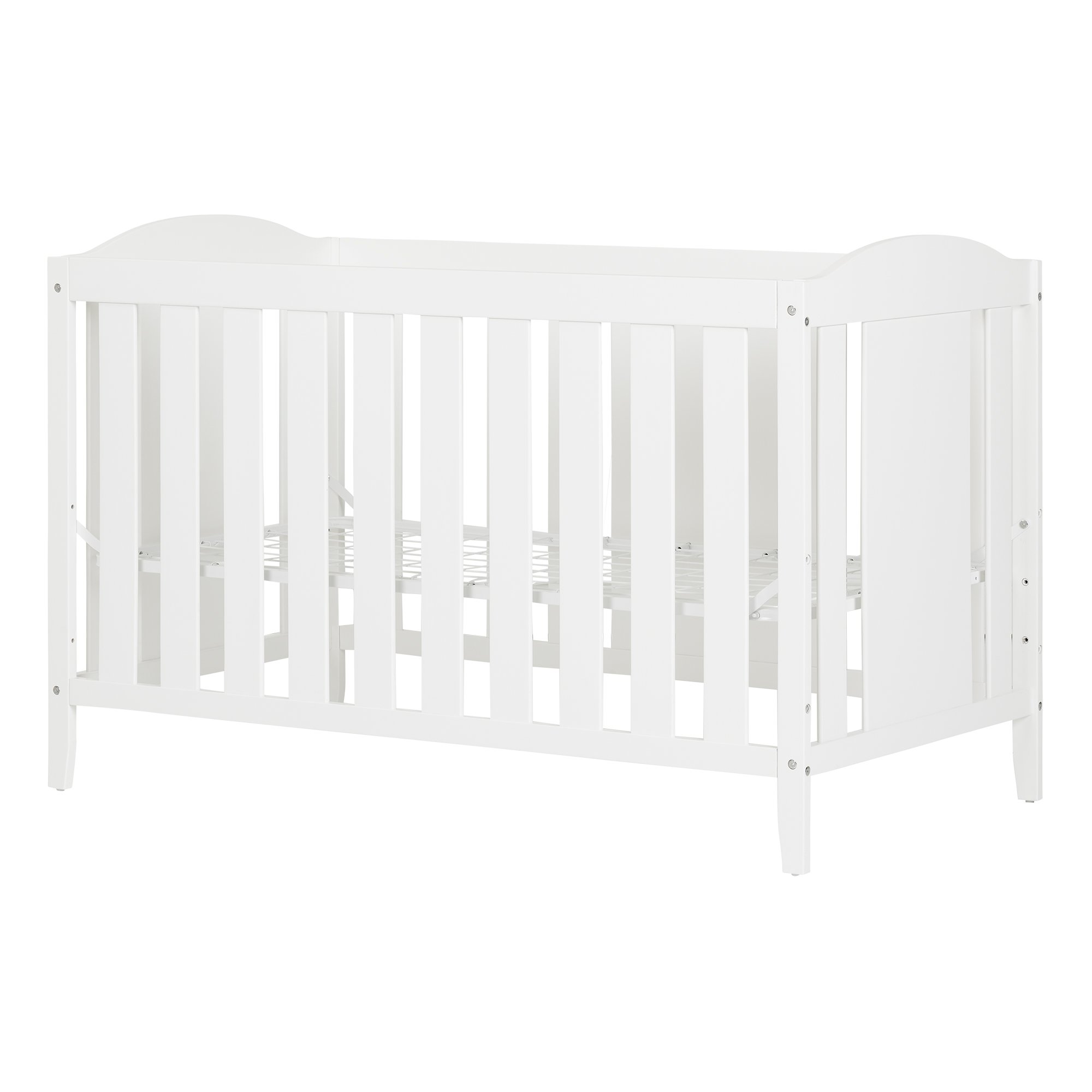 12533 Contemporary White 3-in-1 Convertible Crib - Reevo-6