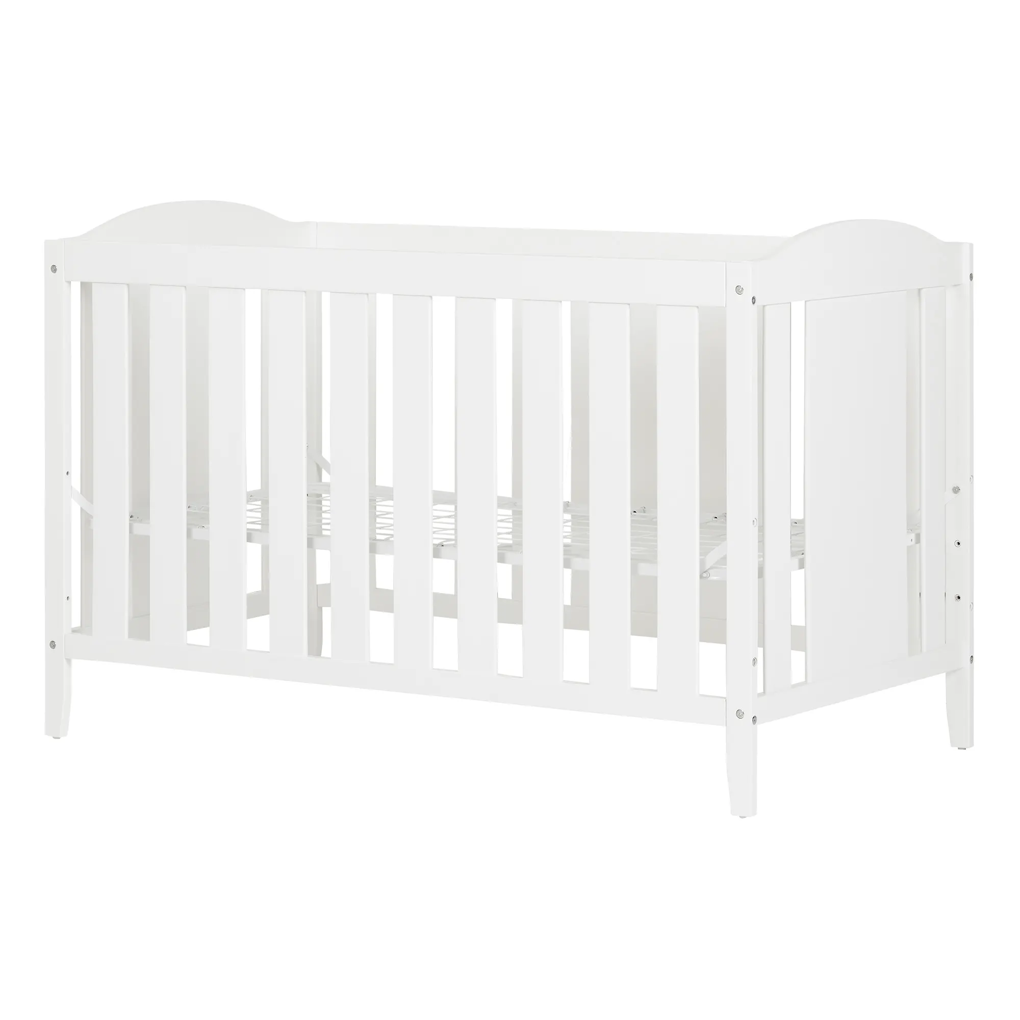 12533 Contemporary White 3-in-1 Convertible Crib - Reevo-6