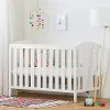 12533 Reevo White 3-in-1 Convertible Crib - South Shore