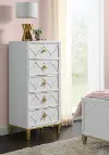 Emma White and Gold Lingerie Chest