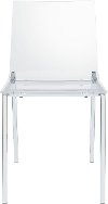 Posh Clear Accent Chair