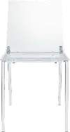 Posh Clear Accent Chair