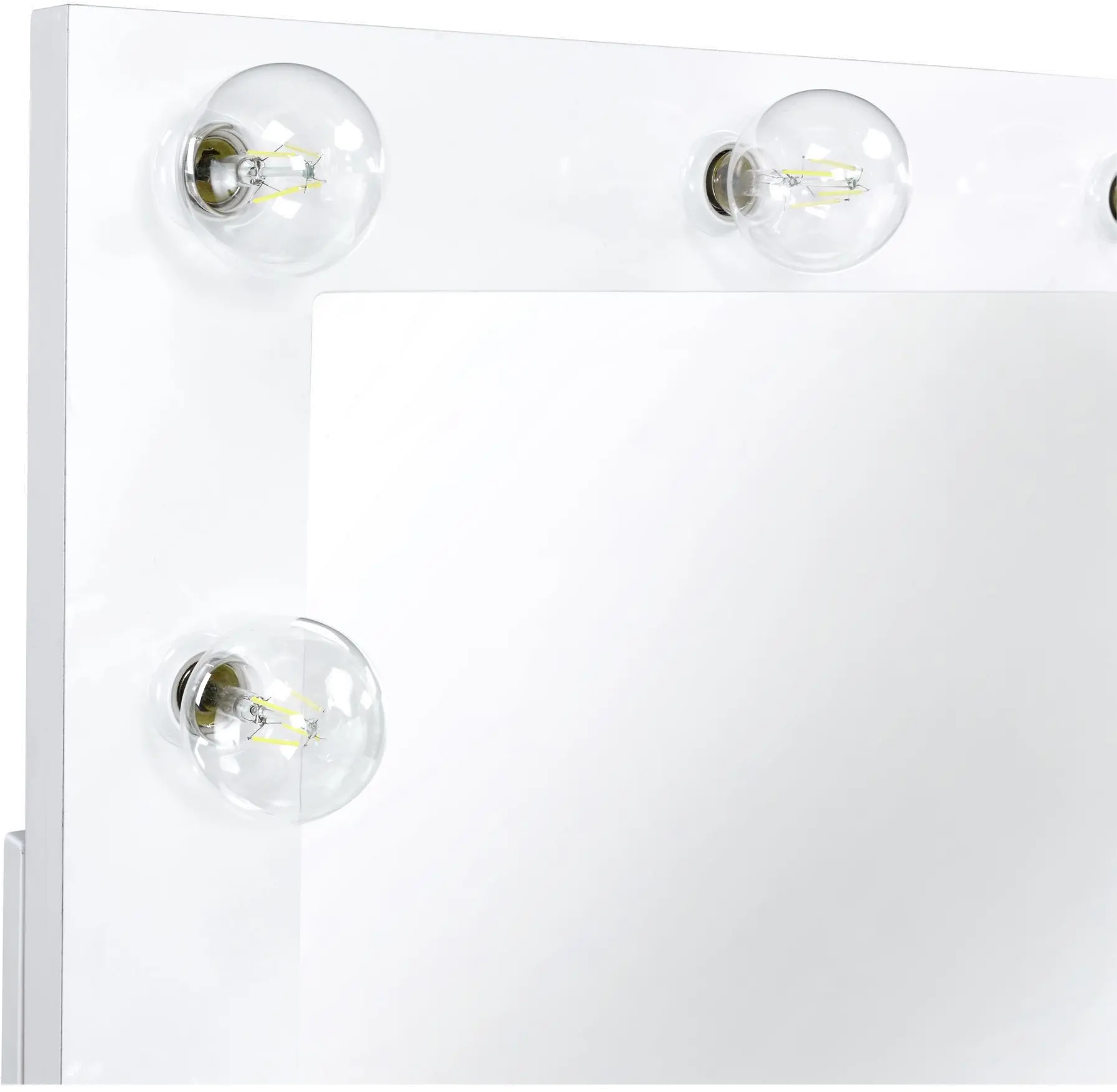 Posh White and Clear 3-Piece Vanity Set-10