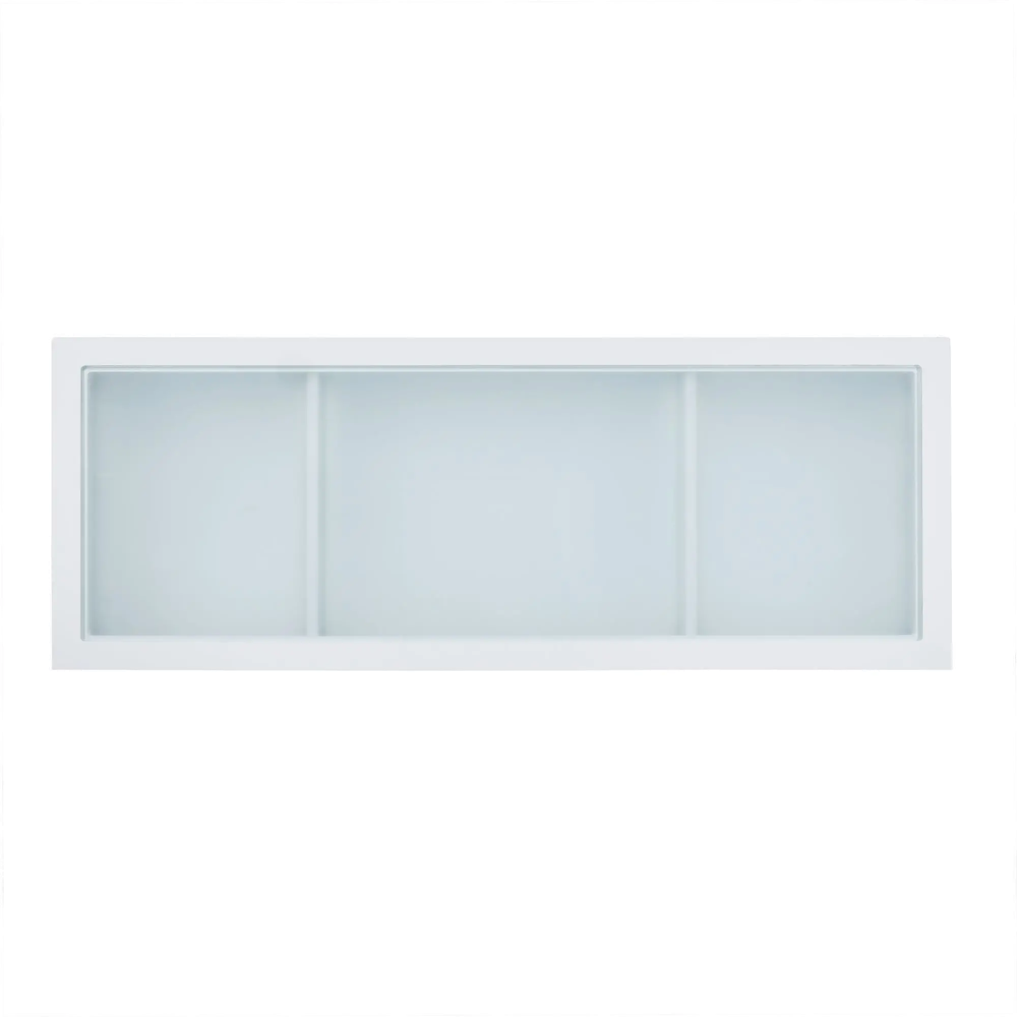 Posh White and Clear 3-Piece Vanity Set-7
