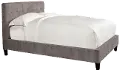 Iris Gray King Upholstered Bed