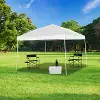 10' x 10' White Canopy Tent