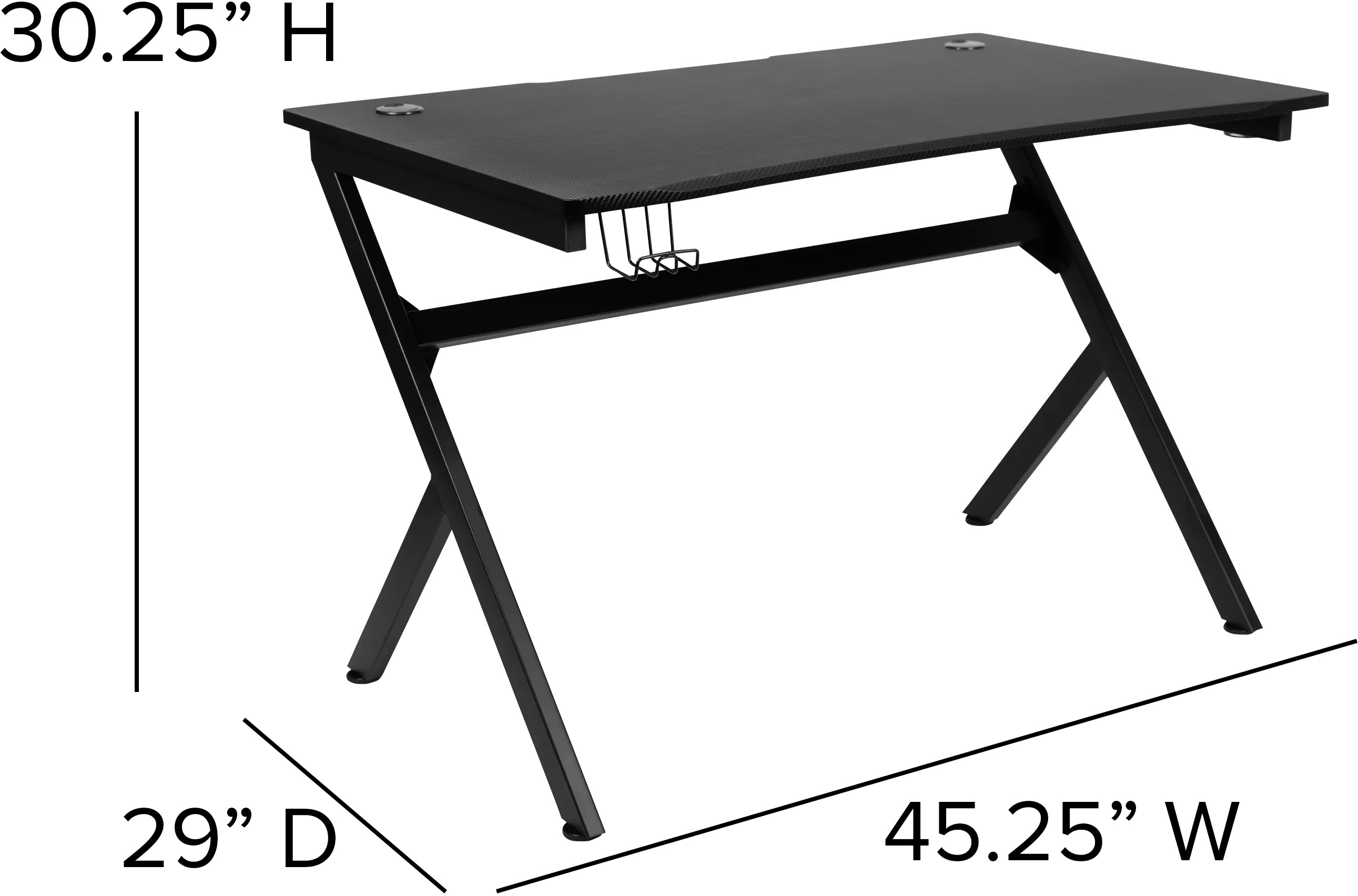 Play Black Gaming Desk-8