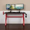 Clifford Red Ergonomic Gaming Desk