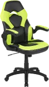 Green and Black Gaming Swivel Chair - X10