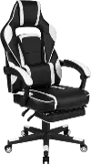 White and Black Gaming Swivel Chair - X40