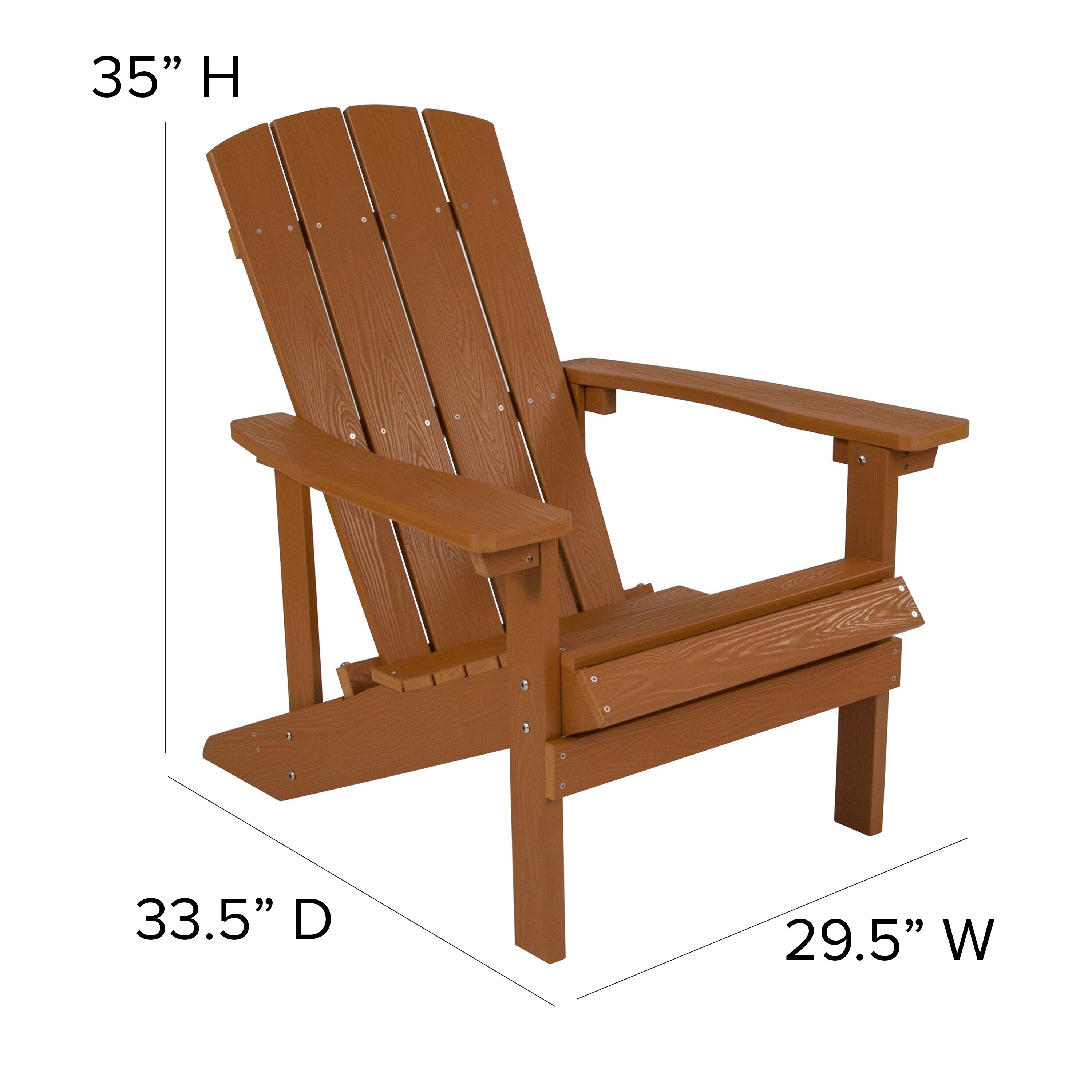 Adirondack Chair - Teak-4