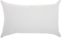 L1001/PEWTER-14X22 Off White and Gray I Am A Girl, I Am Strong Throw Pillow-2