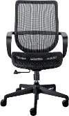 Black Mesh Office Chair - Megan