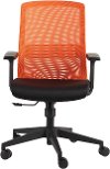 Orange Adjustable Arm Office Chair - Spiro