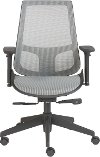 Gray Office Chair with Black - Vahn