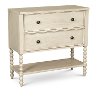 Beckett Antique Cream 2-Drawer Accent Chest