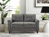 Casual Classic Heather Gray Loveseat - Hanson