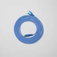 Basan 10 Foot Apple Lightning to USB Charging Cable - Blue