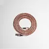 Basan 10 Foot Type C to USB Glitter Rose Gold Charging Cable
