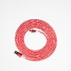 Basan 10 Foot Apple Lightning to USB LED Charging Cable - Red