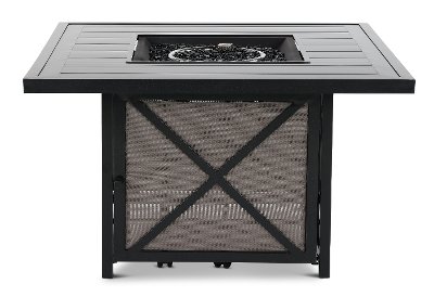Casual 42 Inch Square Patio Fire Pit - Sea Breeze