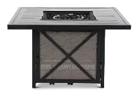 Sea Breeze Casual 42 Inch Square Patio Fire Pit