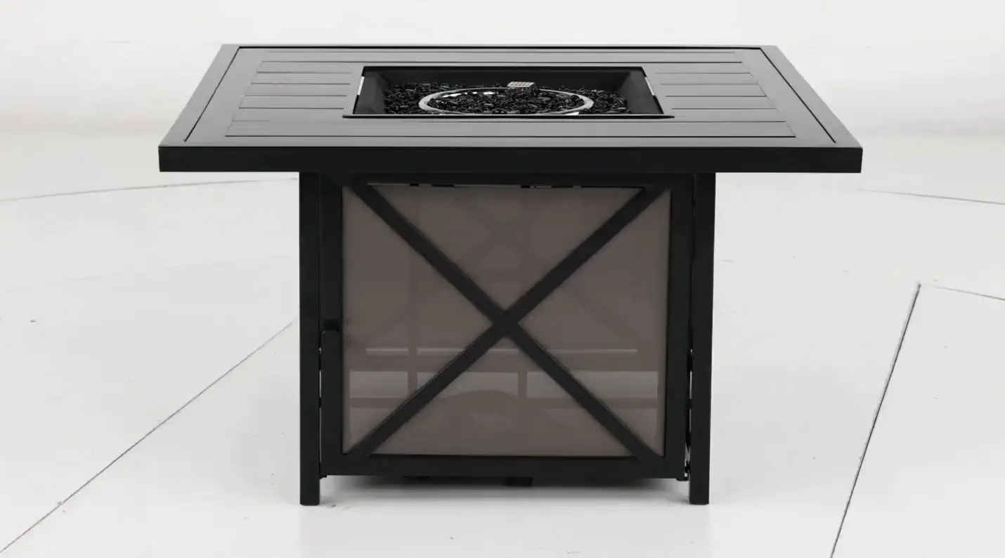 Sea Breeze Casual 42 Inch Square Patio Fire Pit-5