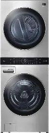 WSGX201HNA LG Studio Single Unit WashTower with Center Control 5 cu ft Washer and 7.4 cu ft Gas Dryer - Stainless Steel