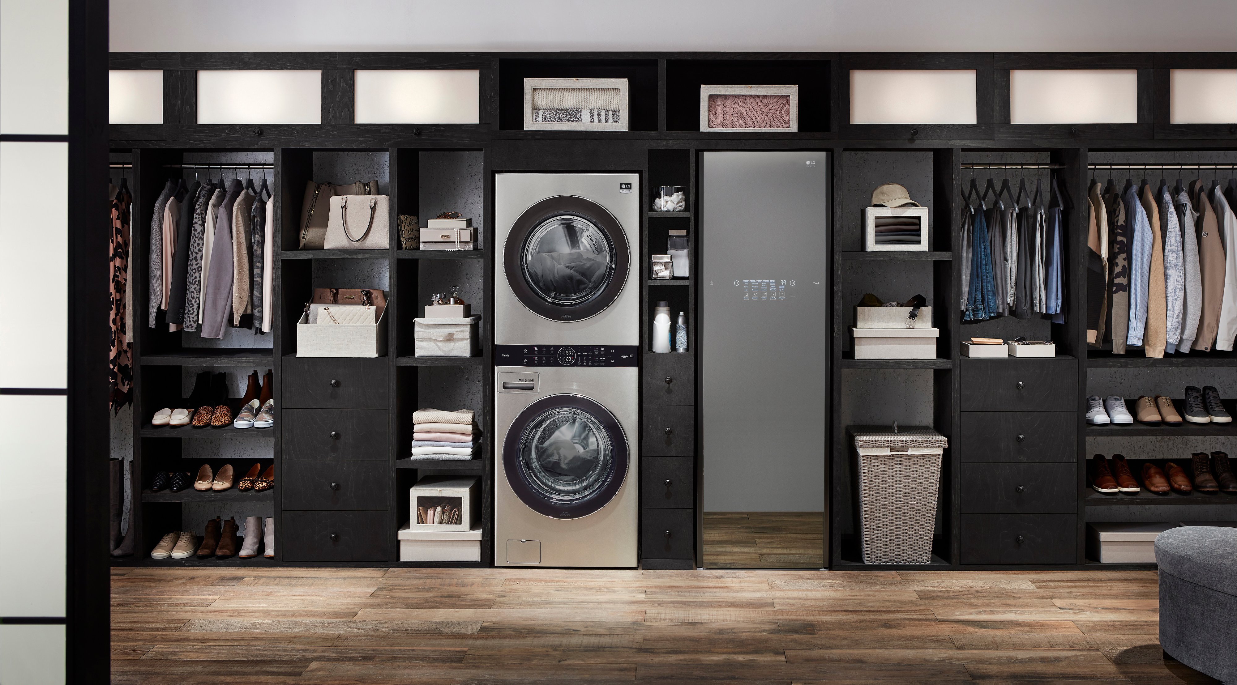 WSGX201HNA LG Studio Single Unit WashTower with Center Control 5 cu ft Washer and 7.4 cu ft Gas Dryer - Stainless Steel-4