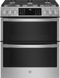 PGS960YPFS GE Profile Double Oven Gas Range - Stainless Steel
